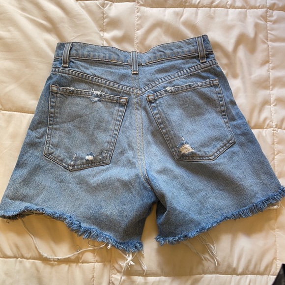 Reformation long denim shorts altered - Picture 3 of 5